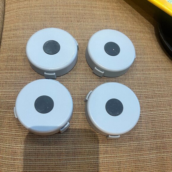 NINTENDO WII Fit Balance Board Replacement Feet Risers RVL-025 Grey Plastic - Picture 2 of 5